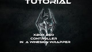 Skyrim Mac Tutorial  XBox 360 Controller Compatability [upl. by Nerok225]