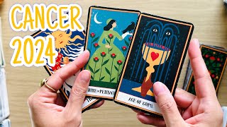 CANCER  quotYOUR 2024 NEW YEAR HERES WHAT TO EXPECTquot 2024 Tarot Reading [upl. by Brenner]