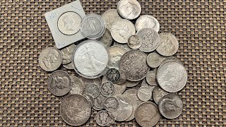 HUGE PAWNSHOP SCORES BUYING SILVER UNDER MELT VALUE 🇺🇸🇺🇸1917 TYPE 1 STANDING LIBERTY QUARTER🇺🇸🇺🇸 [upl. by Hirz966]