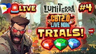 🔴 LIVE  Lumiterra CBT2 4  TRIALS  New MMORPG in RONIN TAGALOG [upl. by Streeto]