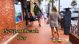 TOUR THRU NEWPORT BEACH PIER 4K  walking [upl. by Asela]