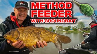 Tommy Pickering Hectic Method Feeder Fishing on Groundbait [upl. by Sualakcin]