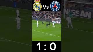 Real Madrid vs PSG Liga Champions 🏆 sorts soccer Futbol [upl. by Clava]