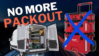 The Ultimate Work Van Setup for Electricians Packout workvan Fordtransit Rangerdesign [upl. by Aterg600]