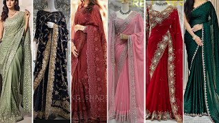 Beautiful Saree Designing Ideas 2024  Saree Designs [upl. by George]