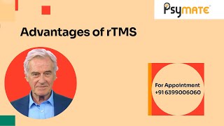 Advantages of rTMS  Transcranial Magnetic Stimulation  Psymate Healthcare [upl. by Norean]