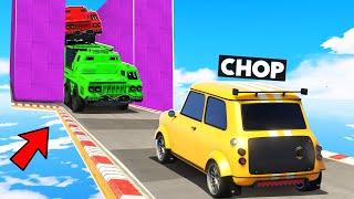 GTA 5 FACE TO FACE WITH MR BEAN CAR AND TROLLING CHOP AND FROSTY [upl. by Hiltner]