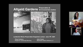 Preservation Snapshots Lecture Altgeld Gardens Preservation amp Environmental Justice [upl. by Nunciata]