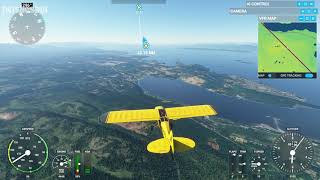 Microsoft Flight Simulator  Nanaimo BC to Comox BC Vancouver Island [upl. by Deirdra303]