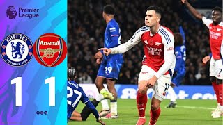 Gabriel Martinelli Goal  Chelsea vs Arsenal 11 Highlights  Premier League 202425 [upl. by Fleisher]