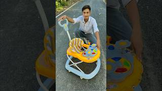 Baby Walker Yellow Set Height Adjustable Walker Kit Unboxing 🔥 [upl. by Martinelli]