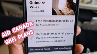 How much does Wifi Cost on Air Canada Flights [upl. by Cyb572]