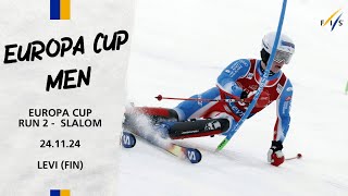 LIVE Europa Cup Men Slalom Run 2  241124  FIS Alpine [upl. by Egroj197]