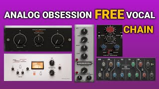 Mixing Vocal With Analog Obsession Plugins FREE VOCAL PRESET [upl. by Dehnel588]