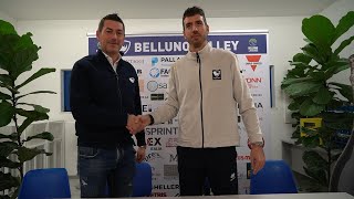 Presentato il nuovo allenatore del Belluno Volley [upl. by Mikihisa]