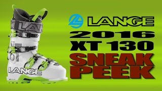 2016 Lange XT 130 Ski Boot Sneak Peek [upl. by Sigismundo131]