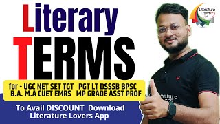 Important Literary Terms In English Literature  Literature Lovers  AKSRajveer [upl. by Etnahsal321]