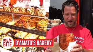 Barstool Pizza Review  DAmatos Bakery Chicago IL [upl. by Kerns]