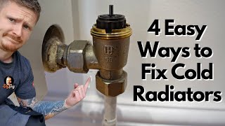 How to Fix a Cold Radiator 4 Easy Ways  DIY Plumbing [upl. by Cl]