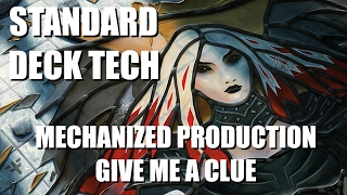 MTG  Mechanized Production  Give Me A Clue   Deck Tech [upl. by Eidnew]