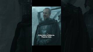 Stannis asks Jon to convince Mance to bend the knee gameofthrones stannisbaratheon jonsnow [upl. by Sydalg]