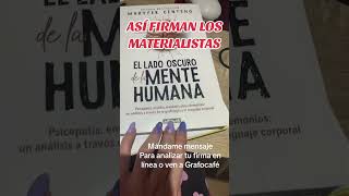 Así firman los materialistas  shorts [upl. by Fitalludba]