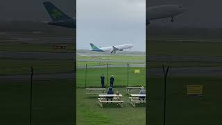 Aer lingus a330 departure from Manchester airport [upl. by Defant]