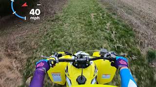 Honda TRX250X GoPro Wide Open  Top Speed [upl. by Ned]