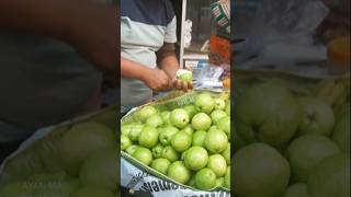 Tasty Guava Chaat  guava guavachaat peyaramakha streetfood food foodie fruit fruitcutting [upl. by Sera]