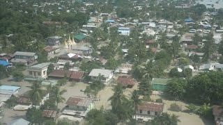 Inondations en Birmanie des dizaines de morts [upl. by Sherrod]