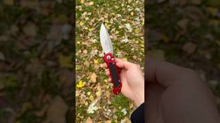 Microtech LUDT Gen III Drop Point Stonewash Red Titanium Clip Backspacer M390MK [upl. by Aicram35]