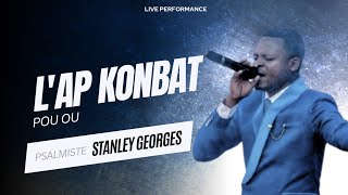 Stanley Georges ‐ Lap konbat pou ou  Live performance [upl. by Ttimme175]