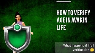 How to verify age in avakin life avakinlife [upl. by Faro238]