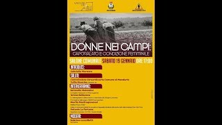 VIVVOCE Donne nei campi Caporalato e condizione femminile [upl. by Ronyar]