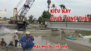 Quá NểAi Nghỉ Ra Cách Này Di Chuyển Dầm Cầu Gần 50 Tấn Qua Sông Phải Gọi Là Sư Phụ [upl. by Limhaj854]