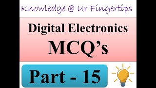 Digital Electronics MCQ Part  15 [upl. by Conway]