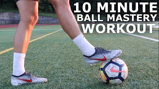 10 Minute Ball Mastery Workout You Can Do At Home  Maestro 20 Training Program Day One [upl. by Lasyrc]