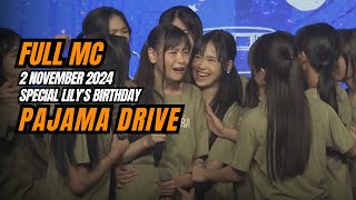 FULL MC Pajama Drive JKT48 Trainee Theater  21124 [upl. by Lenuahs344]