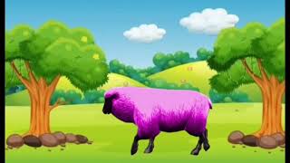 Kambing Lucu  Kambing warna warni  Kambing rainbow  Murottal Anak [upl. by Vasya]