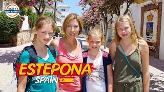 Estepona Spain 🇪🇸 The Garden City of Costa Del Sol  197 Countries 3 Kids [upl. by Cuthburt]