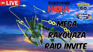 Pokemon Go Live Mega Rayquaza Elite Raid invite [upl. by Ikir]