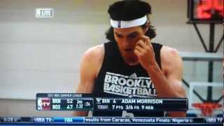 Adam Morrison of the Brooklyn Nets 2012 Summer League Team [upl. by Eussoj]