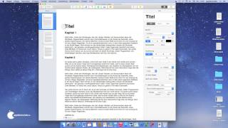 iWork Pages  Inhaltsverzeichnis in Dokument einfügen [upl. by Ahselet]