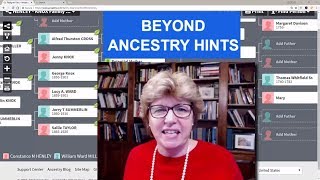 Beyond Hints on Ancestrycom Learn Genealogy Research How to Research Your Family Tree [upl. by Simpson]