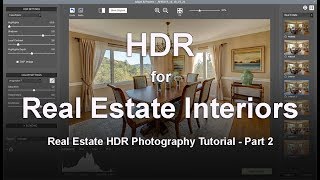 Creating HDR Real Estate Interior Photos Tutorial [upl. by Uolymme]