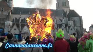 carnaval auxonne 2013 feu de fin [upl. by Ydnam]