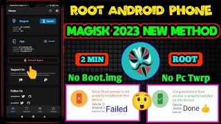 How To Root Android Phone In 2023  Magisk 252 Method Android 11 12 10 9 8 Safe Root No Pc Kingroot [upl. by Sena]