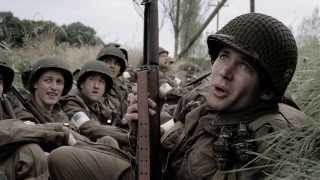 Band of Brothers  Market Garden  de Havilland Mosquito flyby [upl. by Arrat]