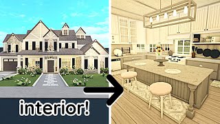 Decorating My Spring Realistic Bloxburg House Interior Build Part 2 [upl. by Stanley]