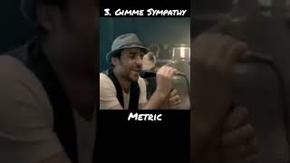 Metric Top 5 Hit Songs indierock newwave artpunk alternativerock canadianband [upl. by Timofei]